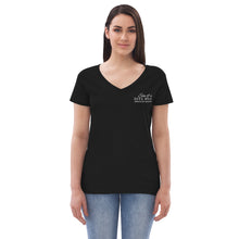 Load image into Gallery viewer, Women’s recycled v-neck t-shirt