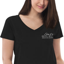 Load image into Gallery viewer, Women’s recycled v-neck t-shirt