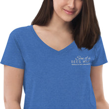 Load image into Gallery viewer, Women’s recycled v-neck t-shirt
